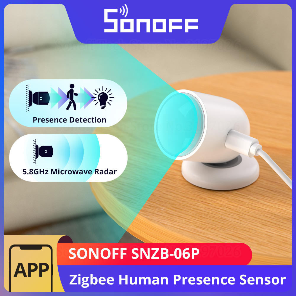 Sonoff Basic - SONOFF SNZB-06P Zigbee 인간 존재 센서