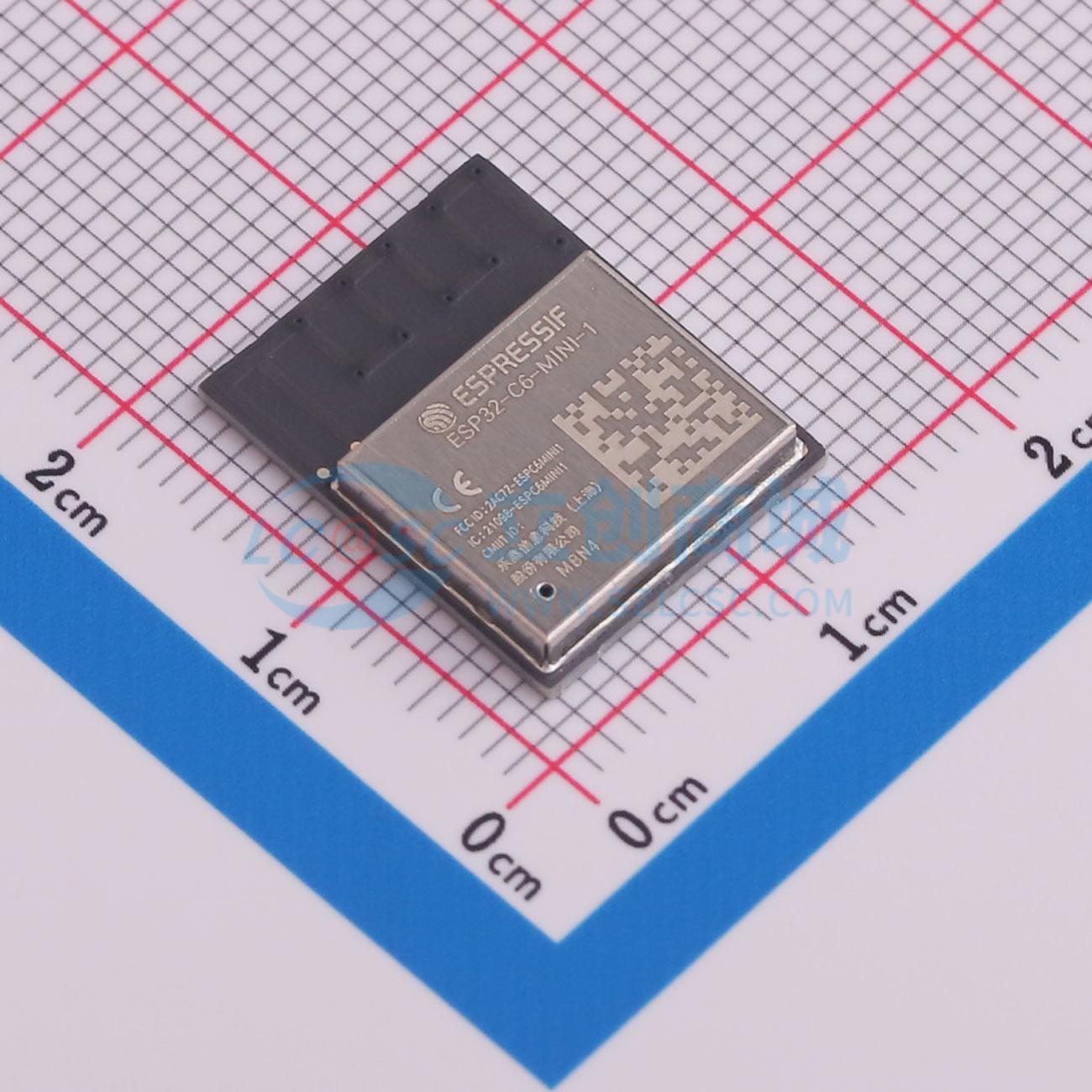 Smart Home Module Iot - 4개 ESP32-C6-MINI-1-N4 SMD-53P ESP32-C6FH4 I2C GPIO