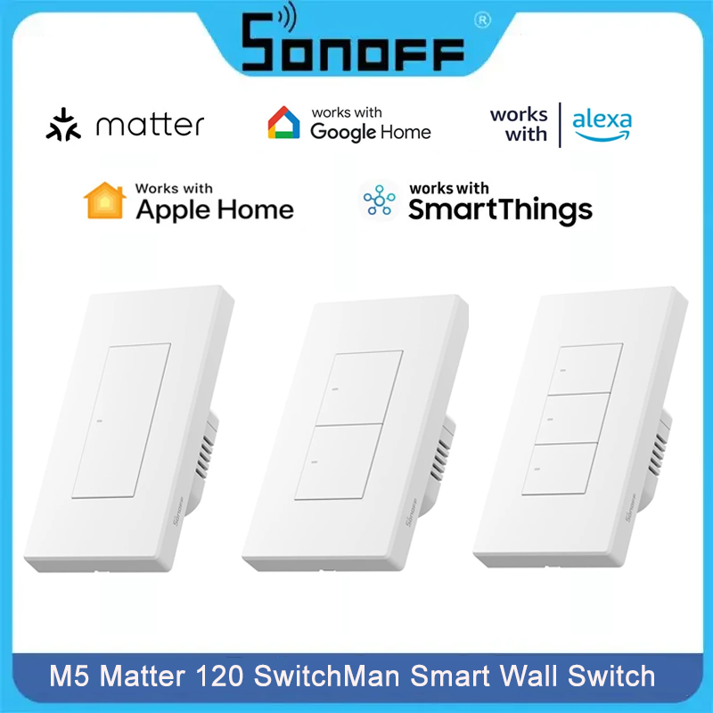 Sonoff - SONOFF M5 Matter 스마트 벽 스위치