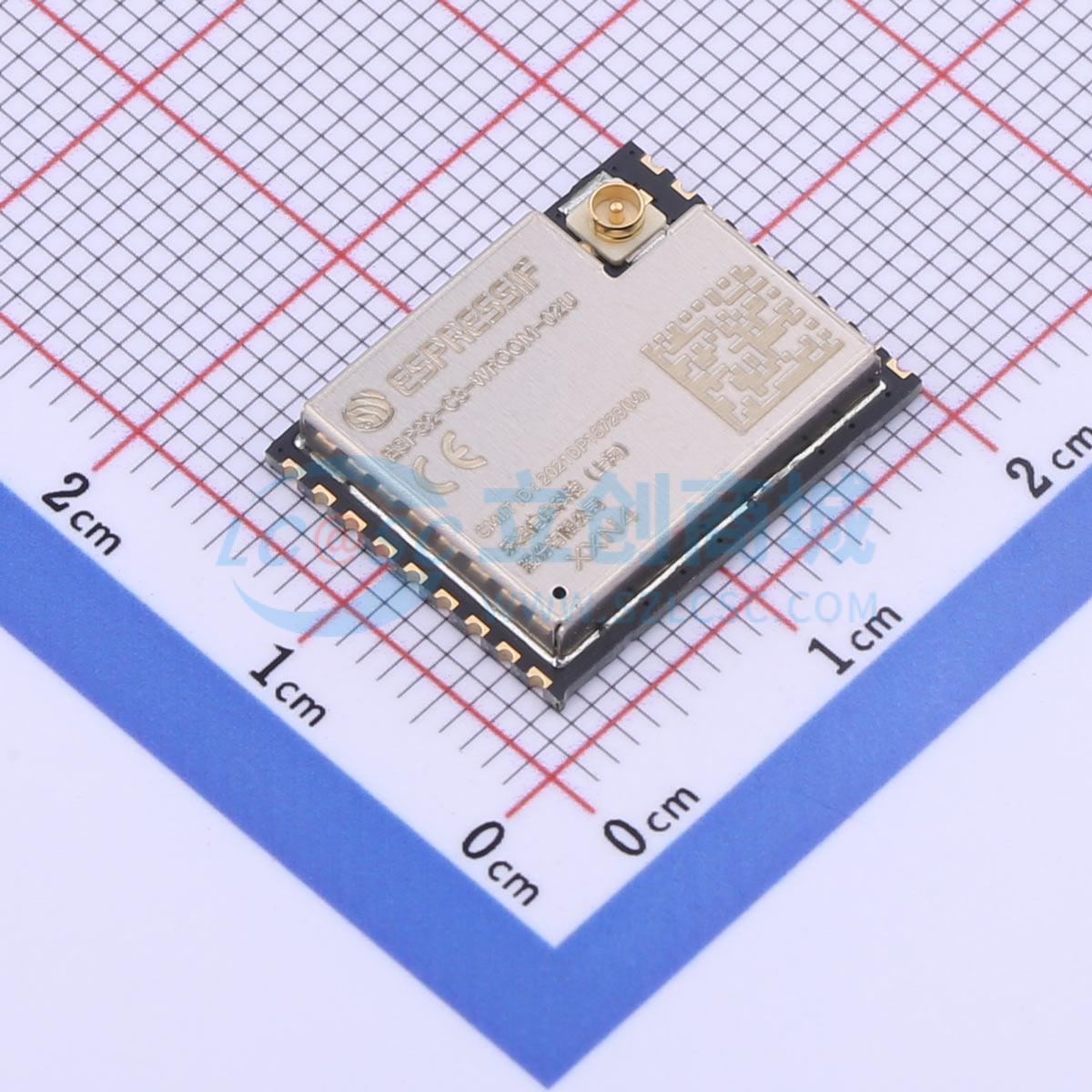 Smart Home Module Iot - 5개 ESP32-C3-WROOM-02U-N4 SMD-19P ESP32-C3 Bluetooth5.0 WiFi