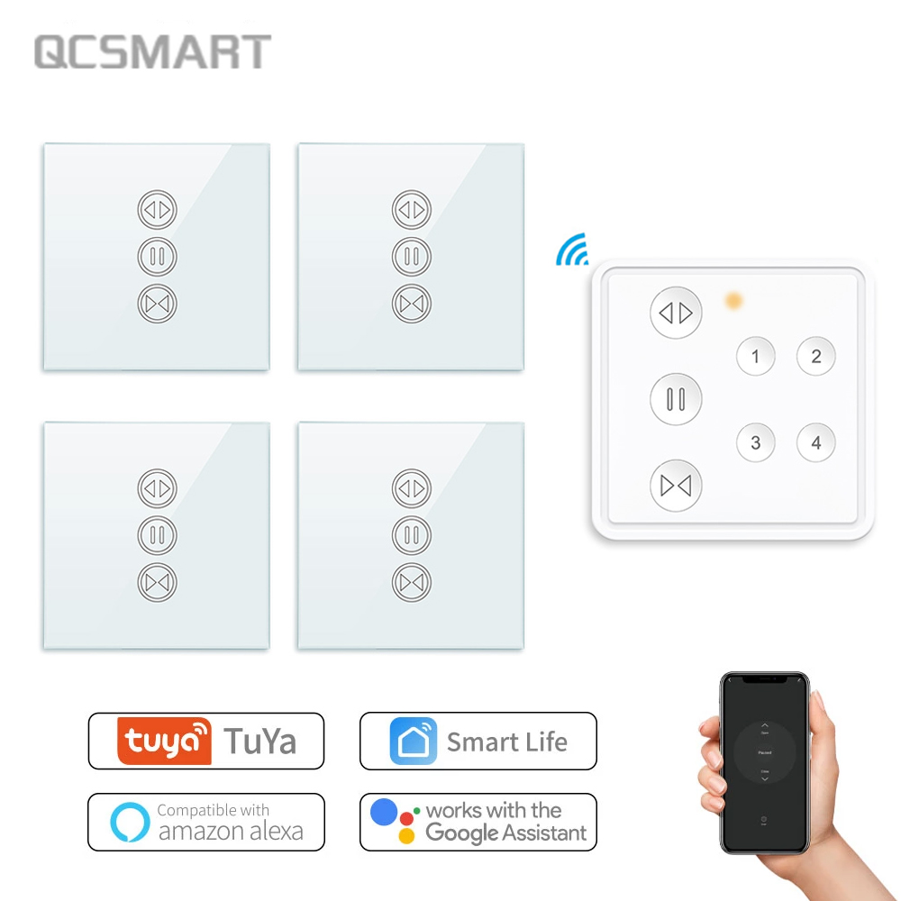Tuya 4 Channel - Tuya 스마트 라이프 RF WIFI 커튼