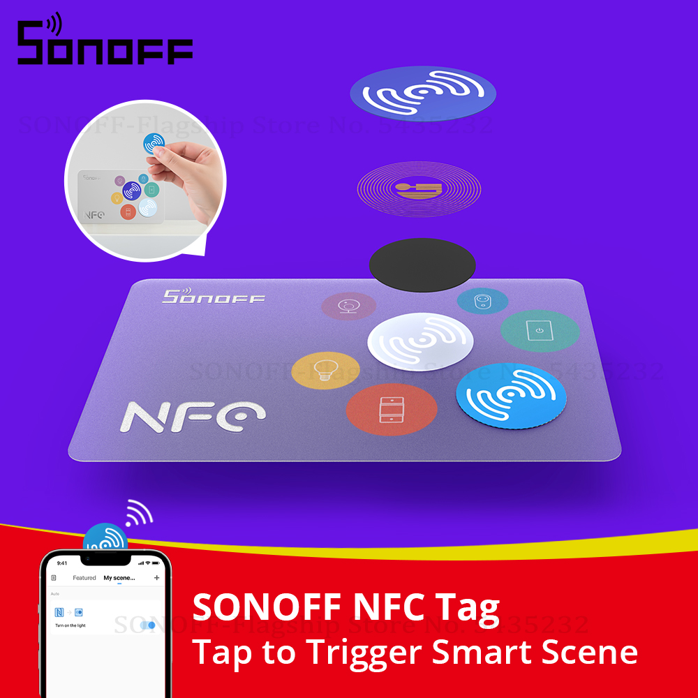 Sonoff - SONOFF NFC 태그 Ntag215 스티커 13.56MHz