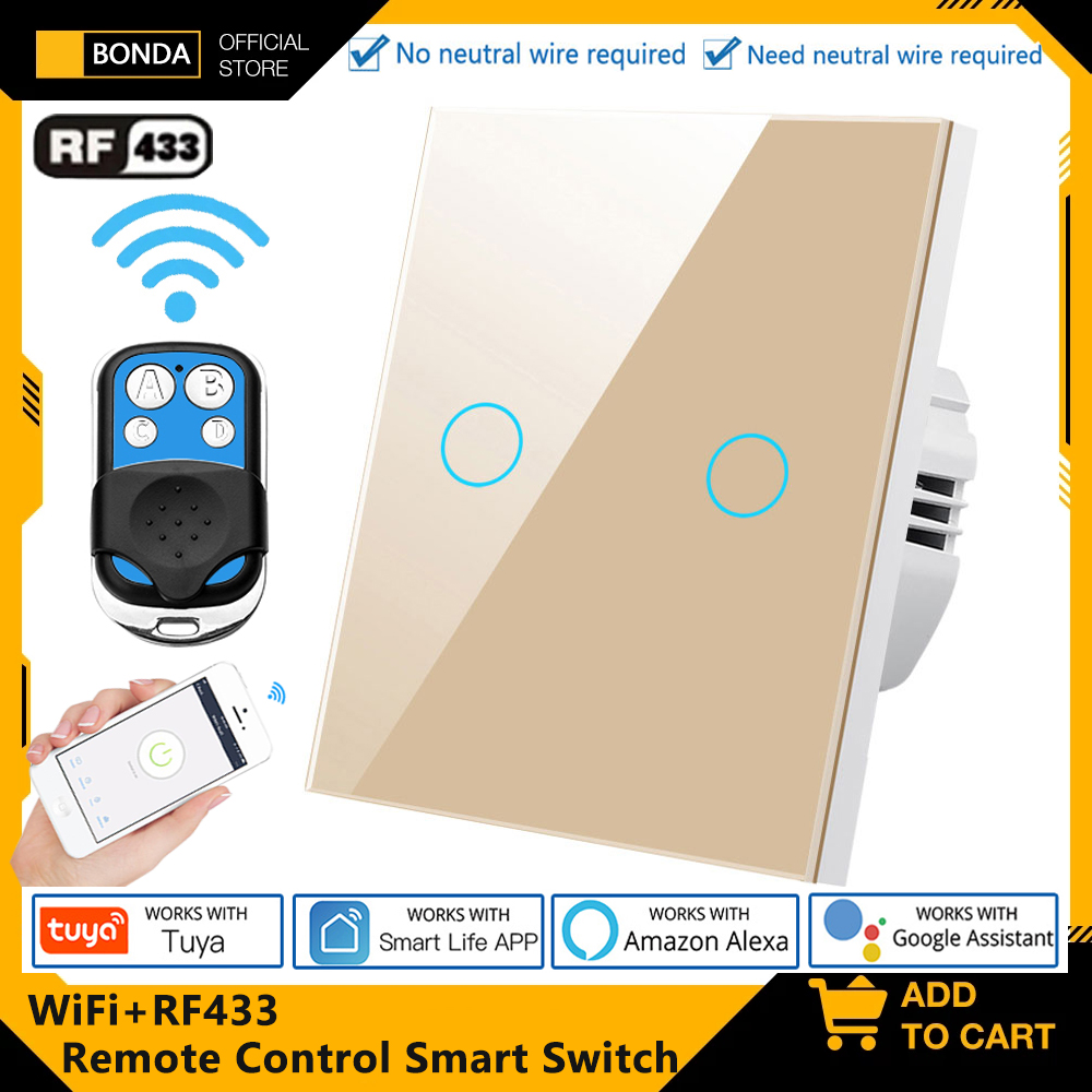 Smart Relay Tuya - Tuya EU WiFi + RF433 스마트