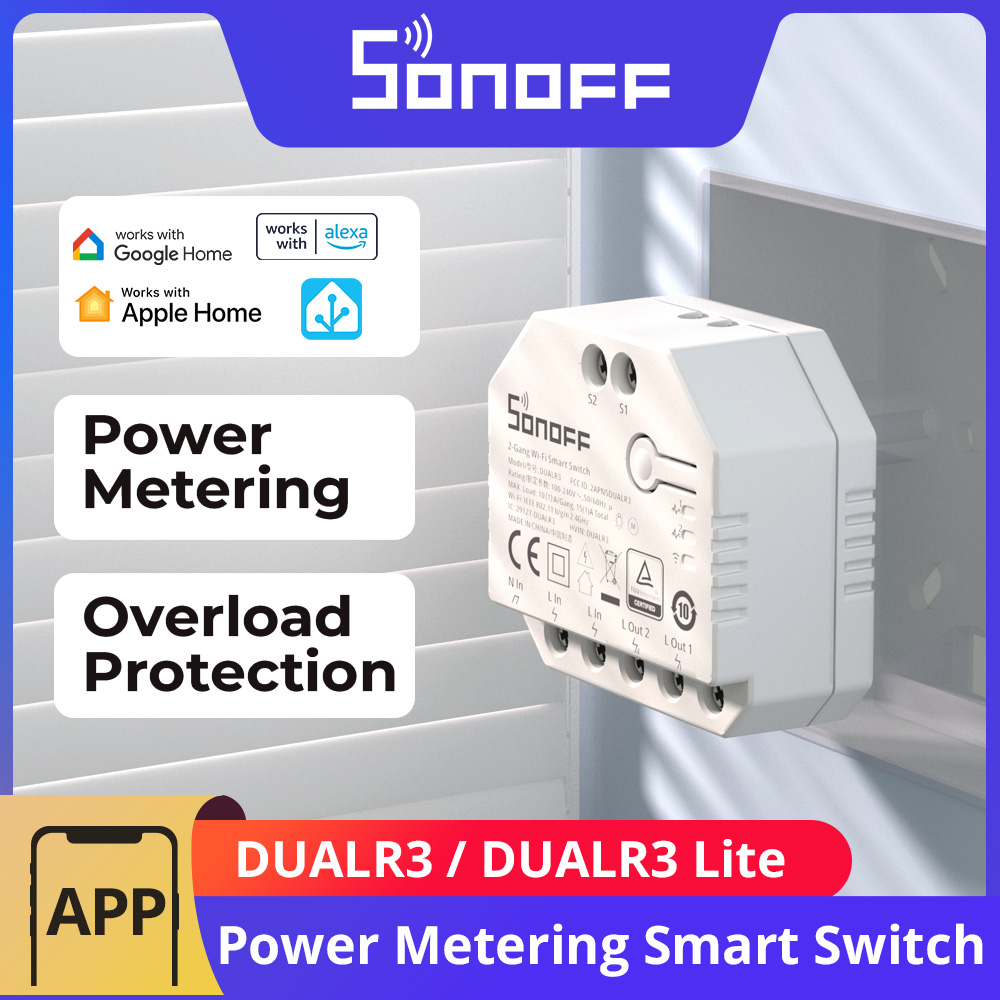 Sonoff Mini R4 - SONOFF DUALR3 / DUALR3 Lite 2갱