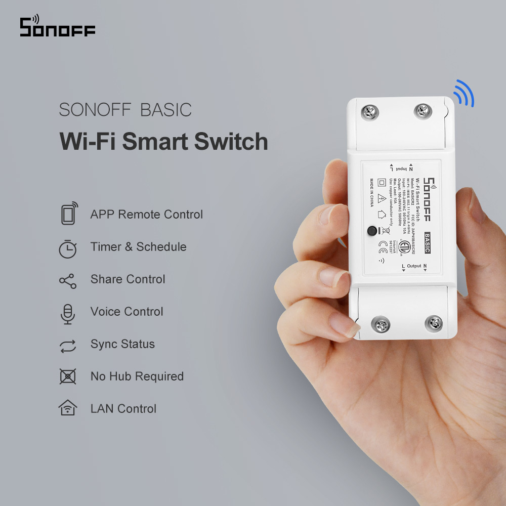 Itead SONOFF 기본 R2 미니 DIY 모듈 W - Sonoff Basic 리뷰 및 가격