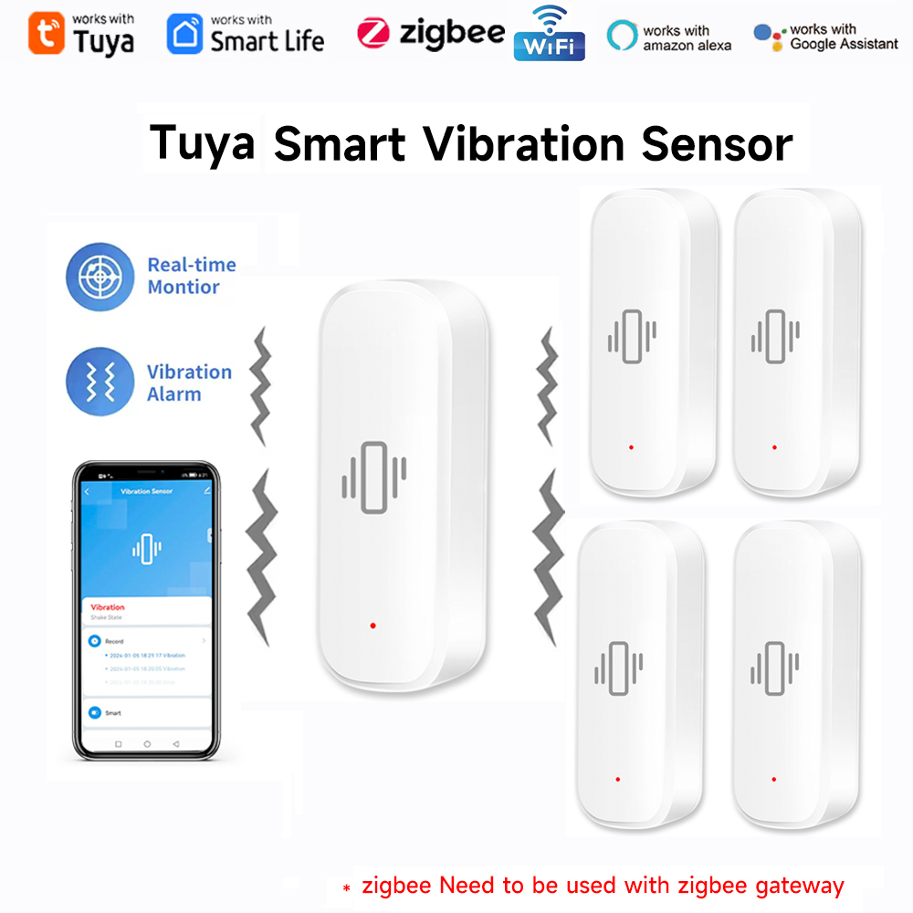 Tuya WiFi Zigbee 스마트 진동 센서 무선  - Home Assistant Tuya 리뷰 및 가격