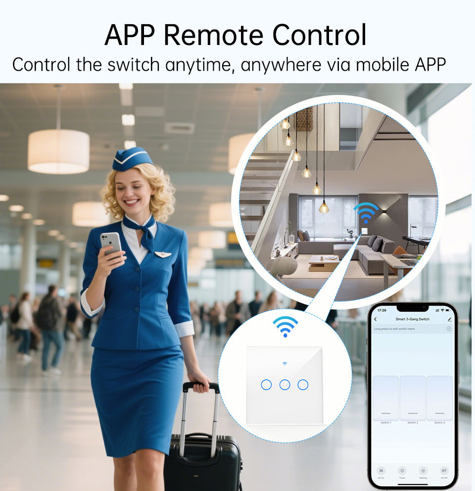 WiFi RF 433mhz 터치 벽 조명 스마트 스위치 - Smart Relay Tuya 리뷰 및 가격