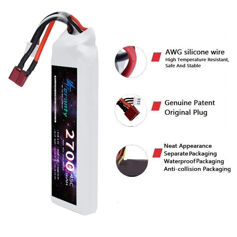 1/3PCS 2S 7.4V Lipo 배터리 2700mA - Shelly Plug 리뷰 및 가격