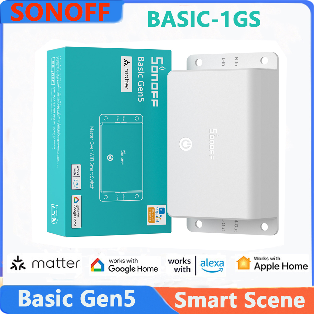 SONOFF 베이직 Gen5 (BASIC-1GS) 매터 - Sonoff Basic 리뷰 및 가격