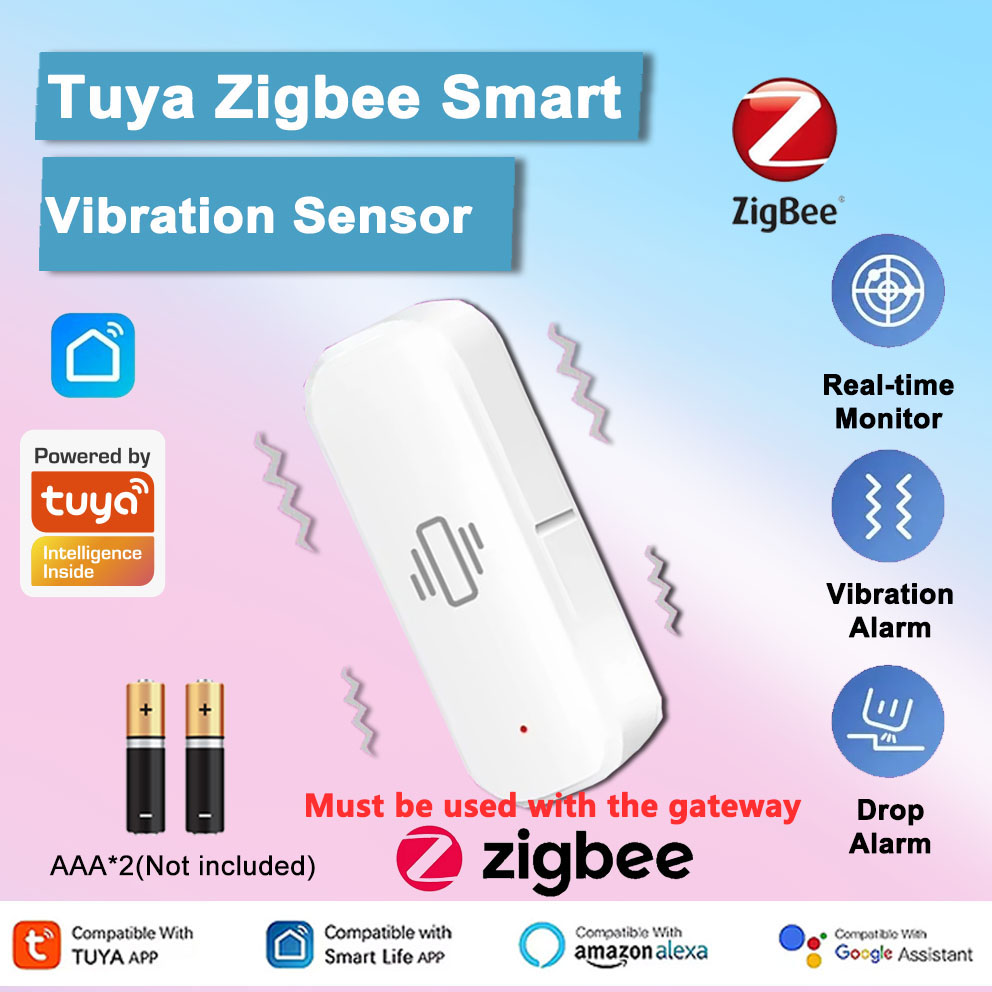 Tuya Zigbee 스마트 진동 센서 감지 충격 알람 - Home Assistant Tuya 리뷰 및 가격