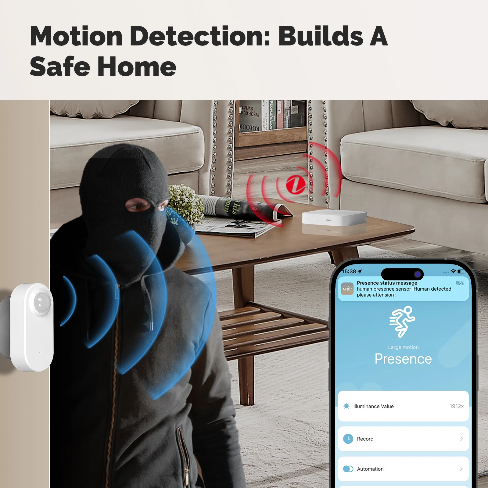 MOES Tuya ZigBee 인간 존재 감지 PIR  - Tasmota 리뷰 및 가격