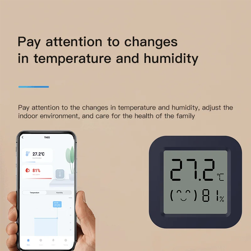 미니 스마트 온도계 습도계 온도 습도 센서 APP 원격 - Tuya Smart 리뷰 및 가격