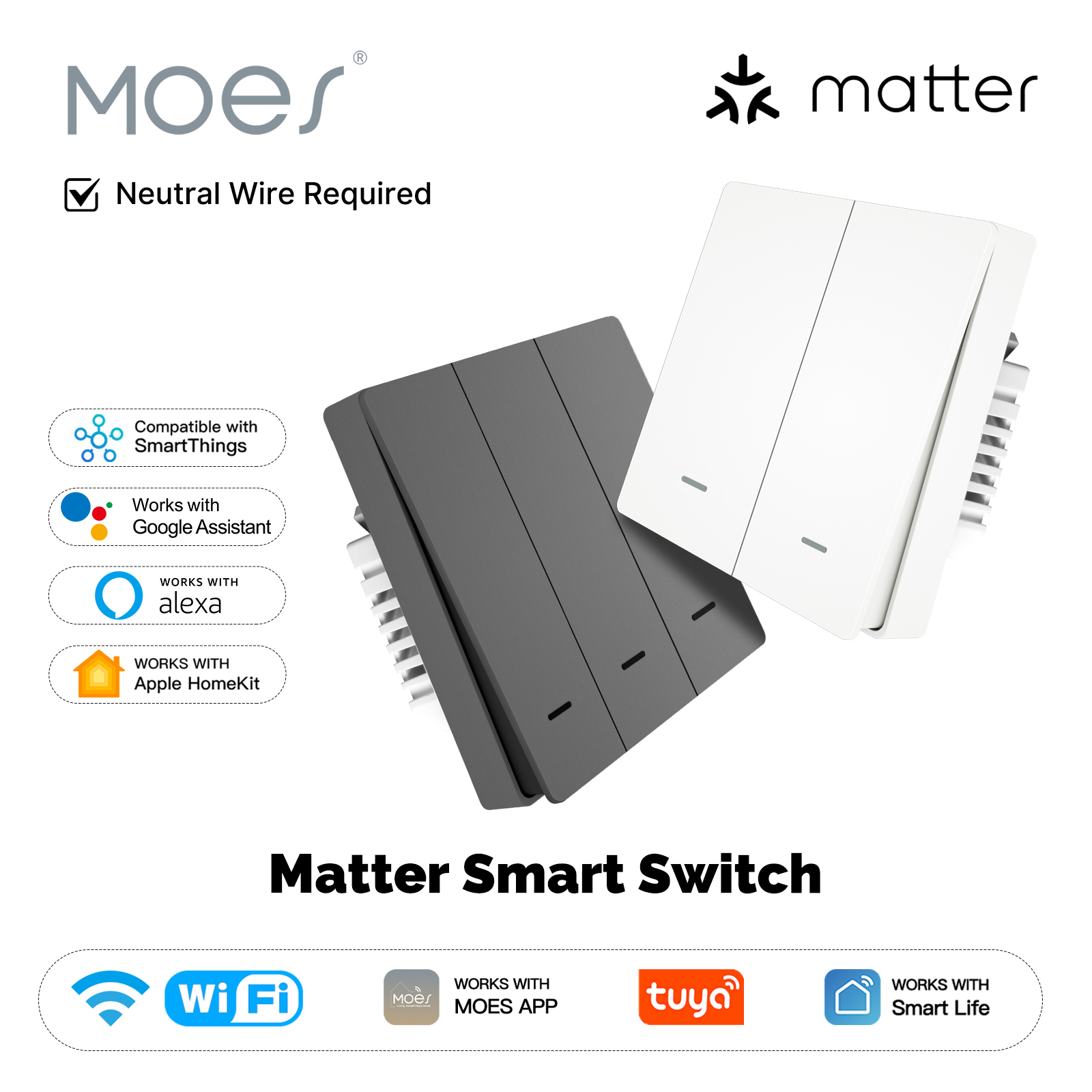 MOES Matter Tuya WiFi 스마트 라이트  - Smart Relay Tuya 리뷰 및 가격