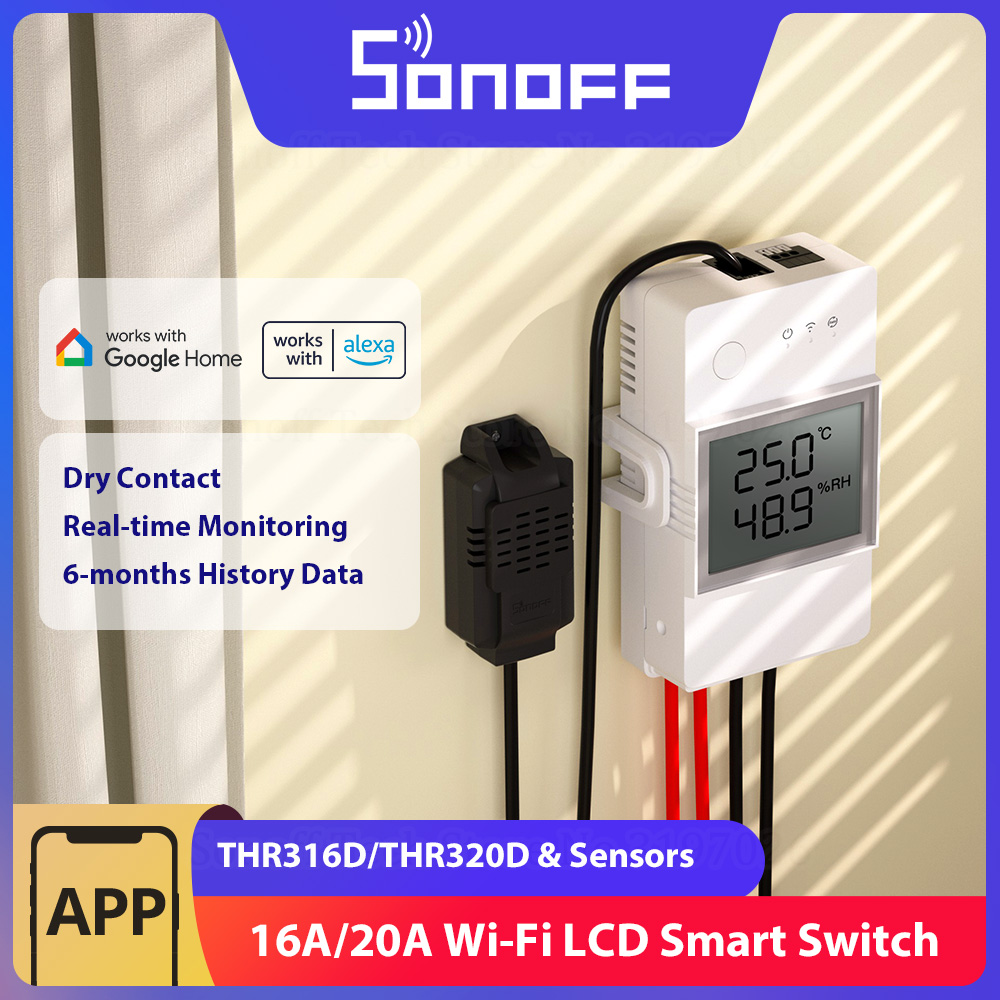 SONOFF THR316D/THR320D 온도 습도 스 - Sonoff Basic 리뷰 및 가격