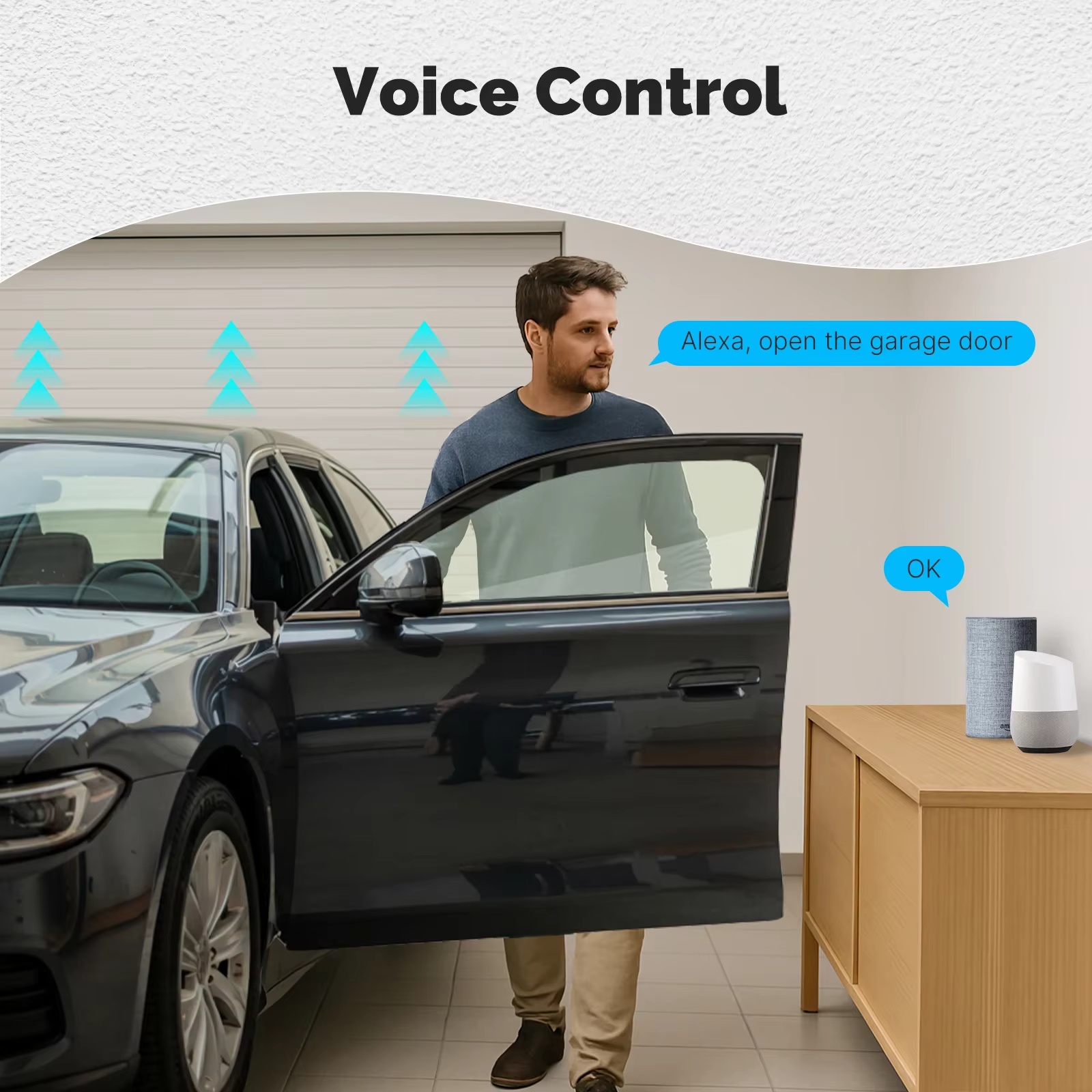 MOES Zigbee 차고 문 컨트롤러 모듈은 Tuya - Home Assistant Tuya 리뷰 및 가격
