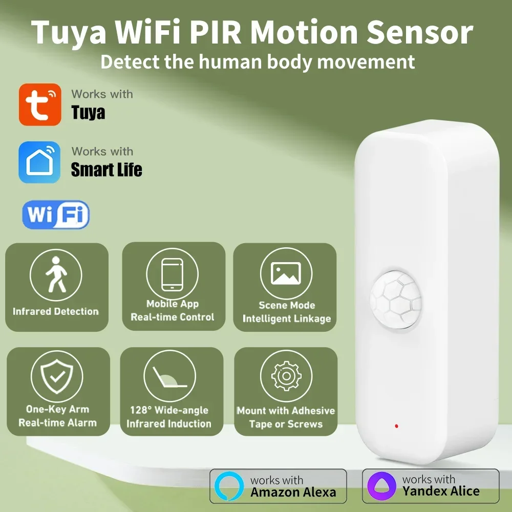 투야 와이파이 모션 센서 PIR 스마트 인체 홈 도난  - Home Assistant Tuya 리뷰 및 가격