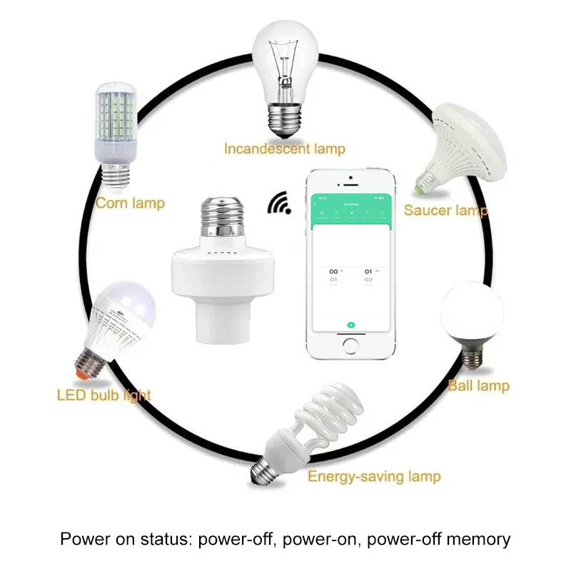 Tuya 스마트 E27 소켓 스위치 APP 제어 타이머 - Smart Relay Tuya 리뷰 및 가격