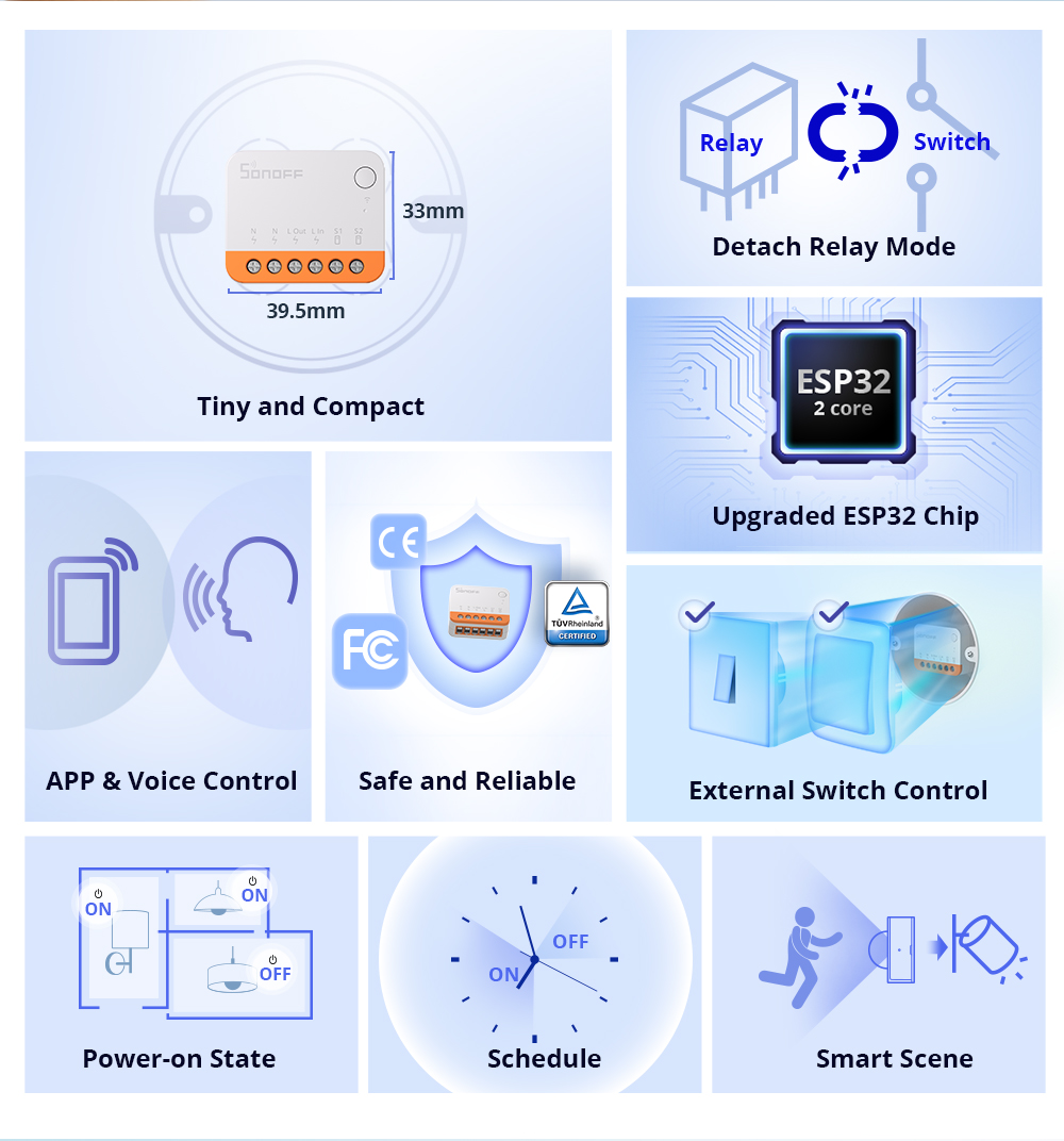 SONOFF 미니 R4 익스트림 와이파이 스마트 스위치 - Sonoff Mini R4 리뷰 및 가격