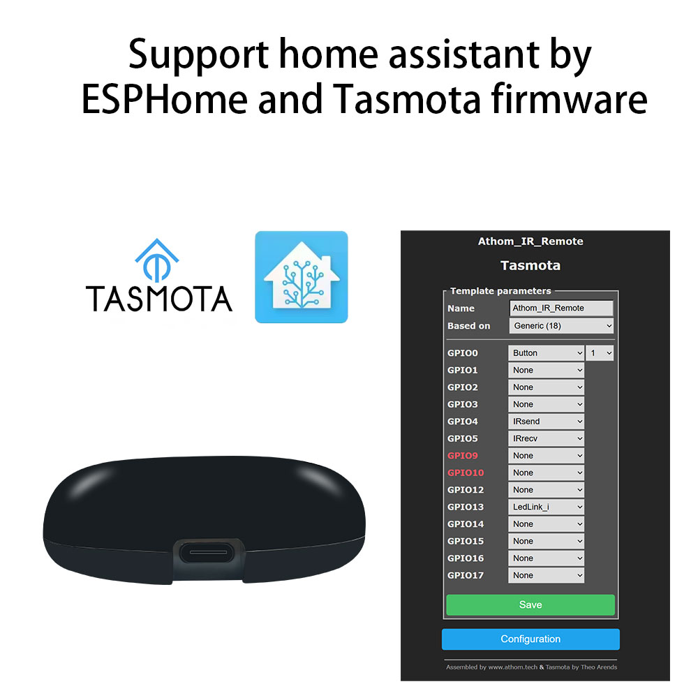 Tasmota MQTT IR 리모컨 ESP8285는 홈 - Tasmota 리뷰 및 가격