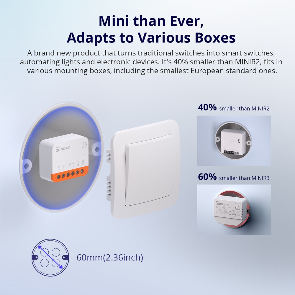 Sonoff Mini R4 Extreme Wifi 스마 - Sonoff 리뷰 및 가격